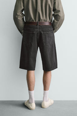 BERMUDA DENIM BAGGY FIT / Carb?n - Zara фото 3
