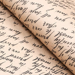 Бумага упаковочная крафт, черная-рукопись, 0,67 х 10 м - UPAK LAND фото 3