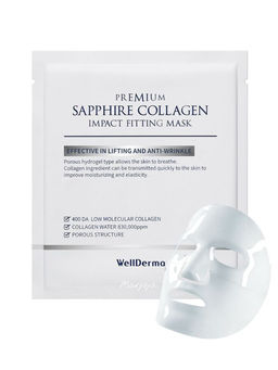 Premium Sapphire Collagen Impact Fitting Mask - Облегающая Омолаживающая маска с коллагеном, 25 гр