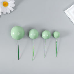 Декор для творчества «Шарики мятные», d=2; 3; 3.5 и 4 см, набор 20 шт.