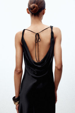 ZW COLLECTION LONG SATIN DRESS - Zara фото 29