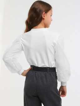 Блузка для девочек - Синий мир фото 2