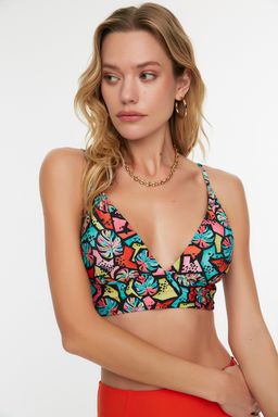 TRENDYOLMILLA Geometrik Desenli Ucgen Bikini Ustu TBESS21BU0343  фото 12