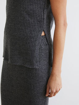 Dik Yaka Kad?n Triko Atlet