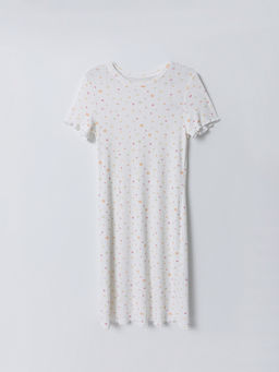 Сорочка ночная женская белая с цветочным принтом - Mark formelle фото 4