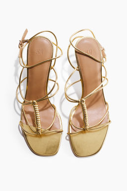 Sandalias de tac?n con tiras - H&m фото 5