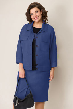 Костюм VOLNA 1309 синий джинсовый  фото 5
