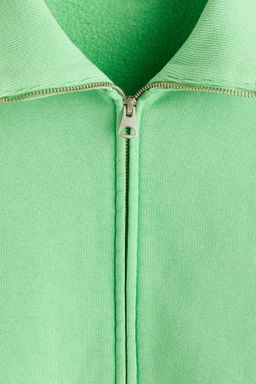 Chaqueta sudadera boxy con cremallera Loose Fit - H&m фото 8