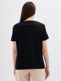 Футболка женская кор.рукав T-lab TL-TK-006VI-F-черный