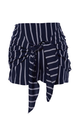 TRENDYOLMILLA Yesil Onu Buzgu Baglamal? Mini Sal Desen Dokuma Sort TWOSS25SR00028  фото 6
