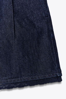 1975 LACE DENIM BERMUDA SHORTS - Zara фото 6