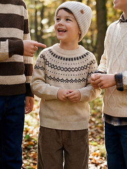 Bisiklet Yaka Erkek ?ocuk Triko Kazak