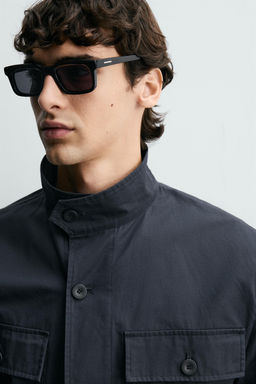 SOBRECAMISA ESTRUCTURA BOLSILLOS / Marino - Zara фото 5