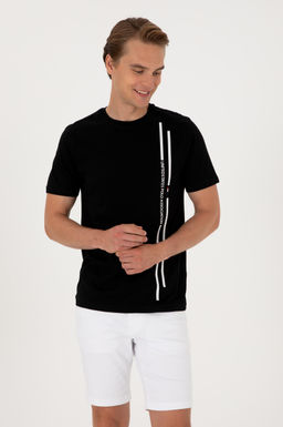 Erkek Regular Fit Bisiklet Yaka Siyah Ti__rt Sepette S_rpriz _ndirim - U.s. polo assn фото 3