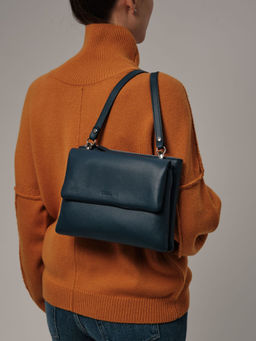 Сумка на плечо кросс-боди Deboro 31069 синяя волна