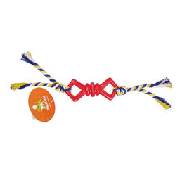 Игрушка жевательная с канатом Бантик, 11 см, микс цветов - Пижон фото 5