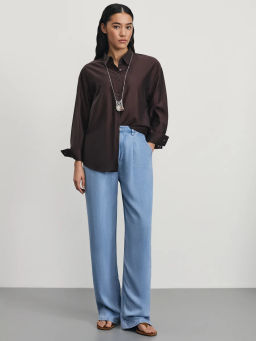 Джинсы balloon со складками / Zarina