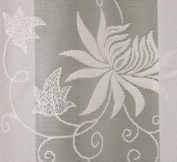 238370/180, ОРХИДЕИ, размеры 180 см высота х 400 см ширина, КРЕМОВАЯ, на универсальной ленте - Haft фото 2