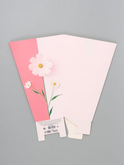 Цена за 2 шт. Переноска для цветов на лентах «Подарок», 17×25×9 см