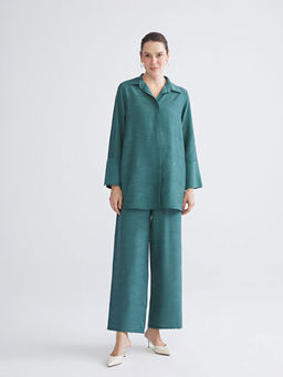 Beli Lastikli Desenli Geni? Pa?a Kad?n Pantolon