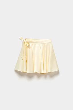 Юбка мини из сатина на завязках - Mollis фото 6