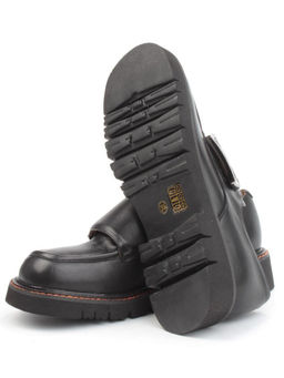 03-DYX02-2 BLACK Полуботинки женские (натуральная кожа)