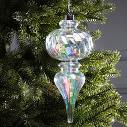 Ёлочная игрушка светодиодная Сияние, 2711 см, 12 LED, от батареек ААх2, свечение тёплое белое - Luazon lighting фото 2