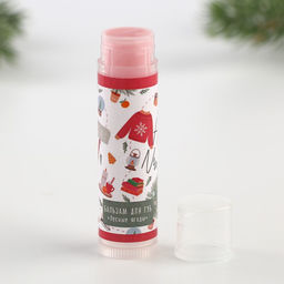 Подарочный набор новогодний, блокнот, ручка и бальзам для губ «Верь в чудеса»