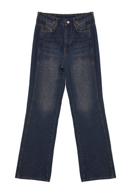 Ac?k Mavi Yuksek Bel Genis Paca Wide Leg Jeans TWOAW24JE00313 - Trendyolmilla фото 18