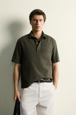 CAMISA POLO REGULAR FIT / Khaki