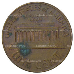 Монета 1 цент 1967 года США