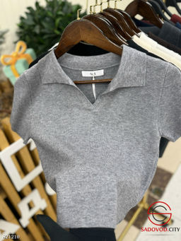 Футболка женская однотонная