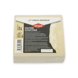 Пластилин скульптурный VISTA-ARTISTA СКУЛЬПТАЛИН VSSP-500 Studio 0.5 кг №2 белый твердый