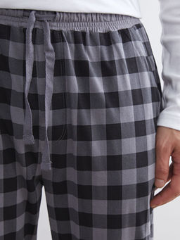 Standart Kal?p Ekose Erkek Pijama Alt