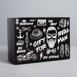 Коробка складная Gift for real man, 25 18 10 см