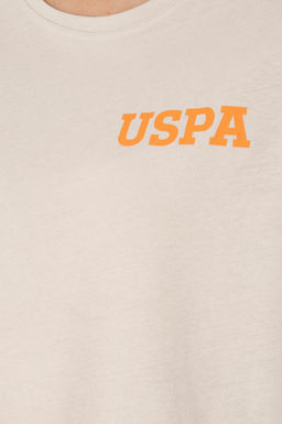 Женская кремовая футболка - U.s. polo assn фото 21