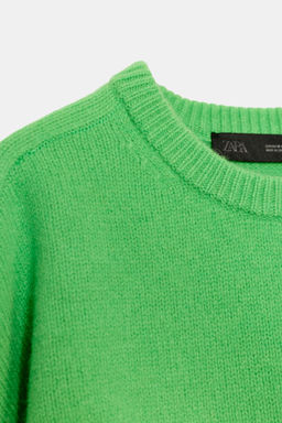 100% WOOL HAMMER SLEEVE JUMPER - Zara фото 6