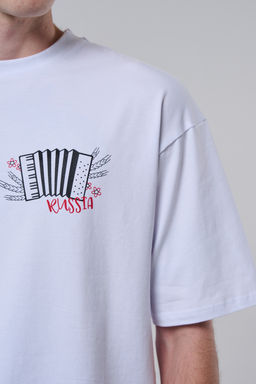 8579 футболка оверсайз мужская