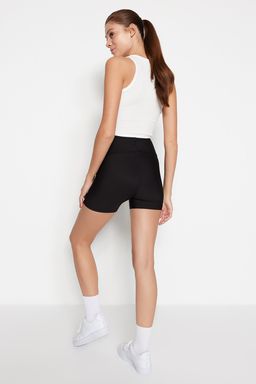 Siyah-Tas 2li Paket Toparlay?c? Orme Spor Sort/K?sa Tayt TWOSS21SR0698