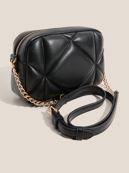 Кросс-боди LOVE MOSCHINO EMBOSSED Q Артикул 4561049, черный  фото 3