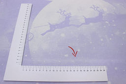 Перкаль Рождественский сон цв.сиренево-голубой, СОРТ2, ш.2.2м, хлопок-100%, 110гр/м.кв - Купава фото 2