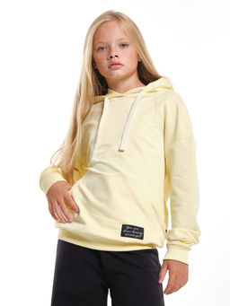 Толстовка для девочки с капюшоном UD 7703 ваниль - Mini maxi фото 3