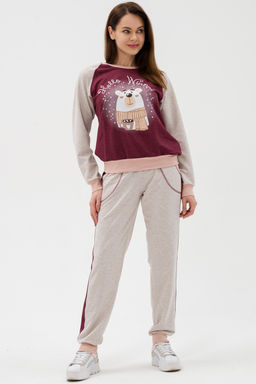 Костюм женский из футера Гамми бордо