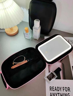 Косметичка дорожная, органайзер для косметики, несессер, черная