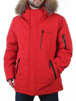 D6529 RED Куртка мужская зимняя "Аляска" (200 гр. холлофайбер)