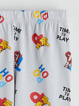 Beli Lastikli Winnie the Pooh Bask?l? Erkek ?ocuk Pijama Alt