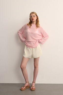 Лонгслив из трикотажа прямого силуэта - Mollis фото 2