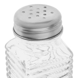 Солонка 8,8*3,4см, стекло, сталь, арт. 828-265