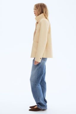 Chaqueta de piel con cuello - H&m фото 4