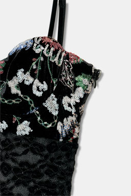 LACE EMBROIDERED DRESS - Zara фото 8